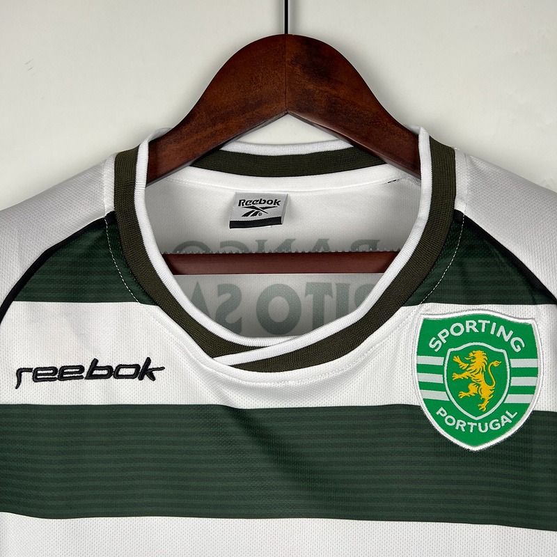 Retro Sporting Lisbon 2001-2003 home Long Sleeve