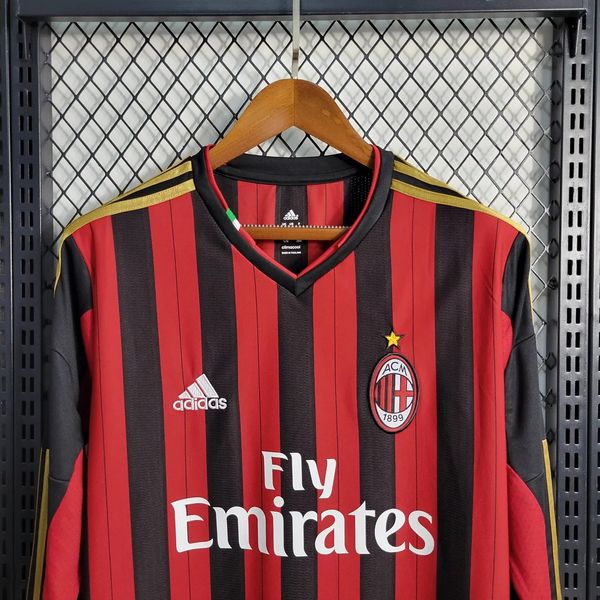 Retro AC Milan 2013-2014 home Long Sleeve