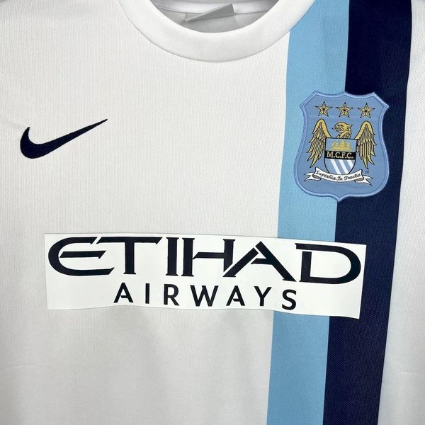 Maillot rétro Manchester City 2013-2014 deuxième maillot extérieur