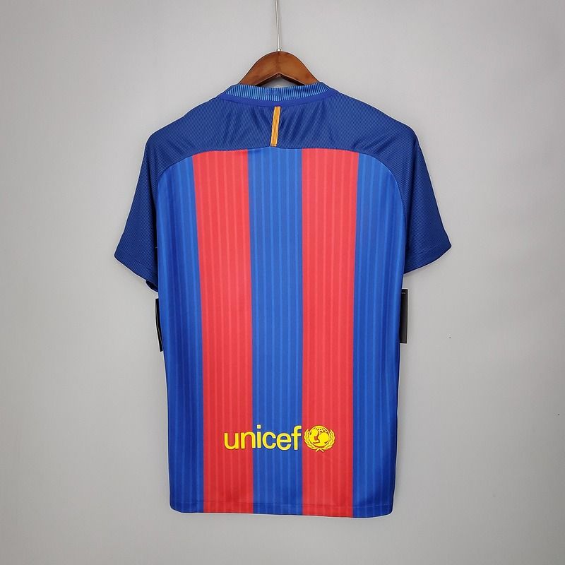 Maillot domicile rétro du FC Barcelone 2016-2017
