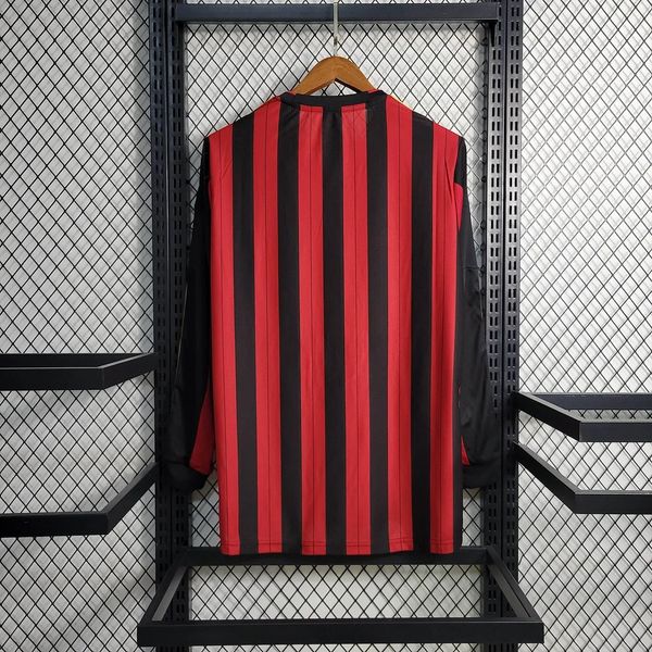 Retro AC Milan 2013-2014 home Long Sleeve Secondary image