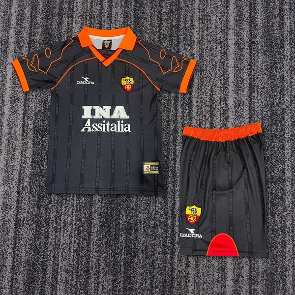 Enfants rétro AS Roma 1999-2000 extérieur