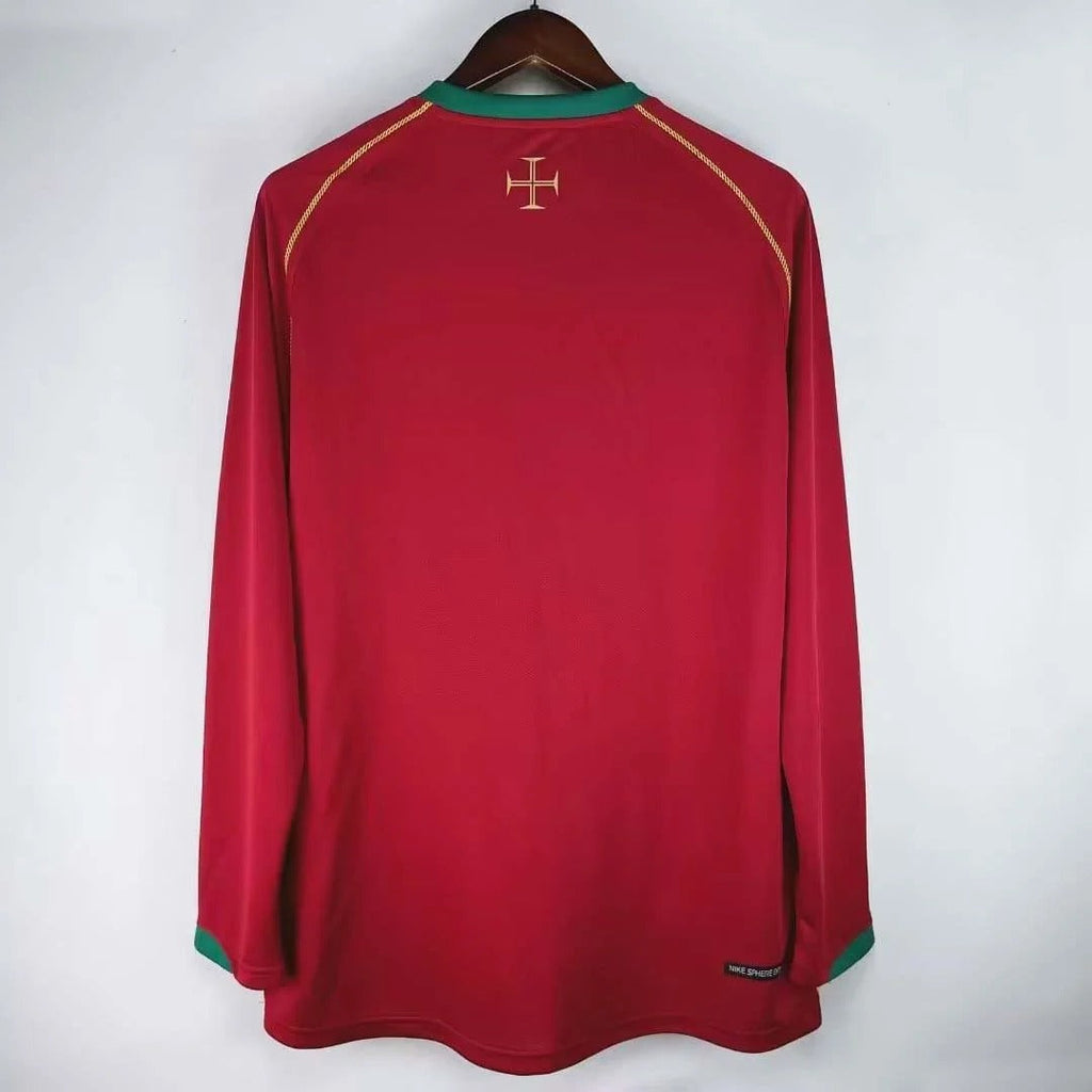 Retro Portugal 2006 home Long Sleeve