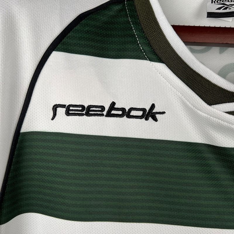 Retro Sporting Lisbon 2001-2003 home Long Sleeve