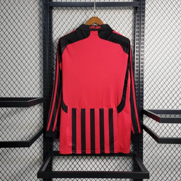 Maillot rétro AC Milan domicile manches longues 2007-2008