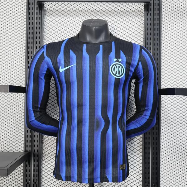 Inter Milan 2025-2026 domicile joueur Manches longues