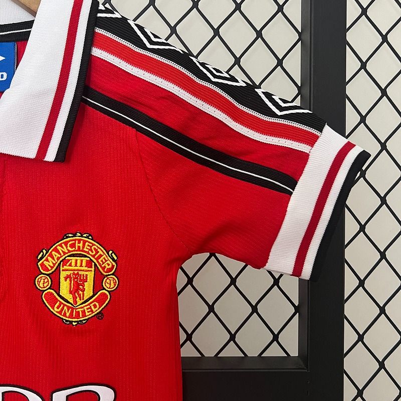 Maillot enfant Manchester United domicile 1998-1999 rétro