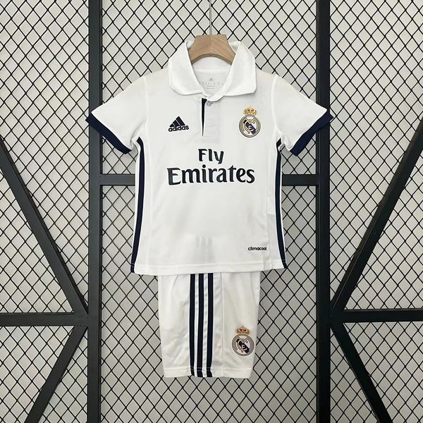 Maillot Rétro Enfant Real Madrid Domicile 2016-2017 Image principale du produit