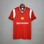 Maillot domicile rétro de Manchester United 1985-1986