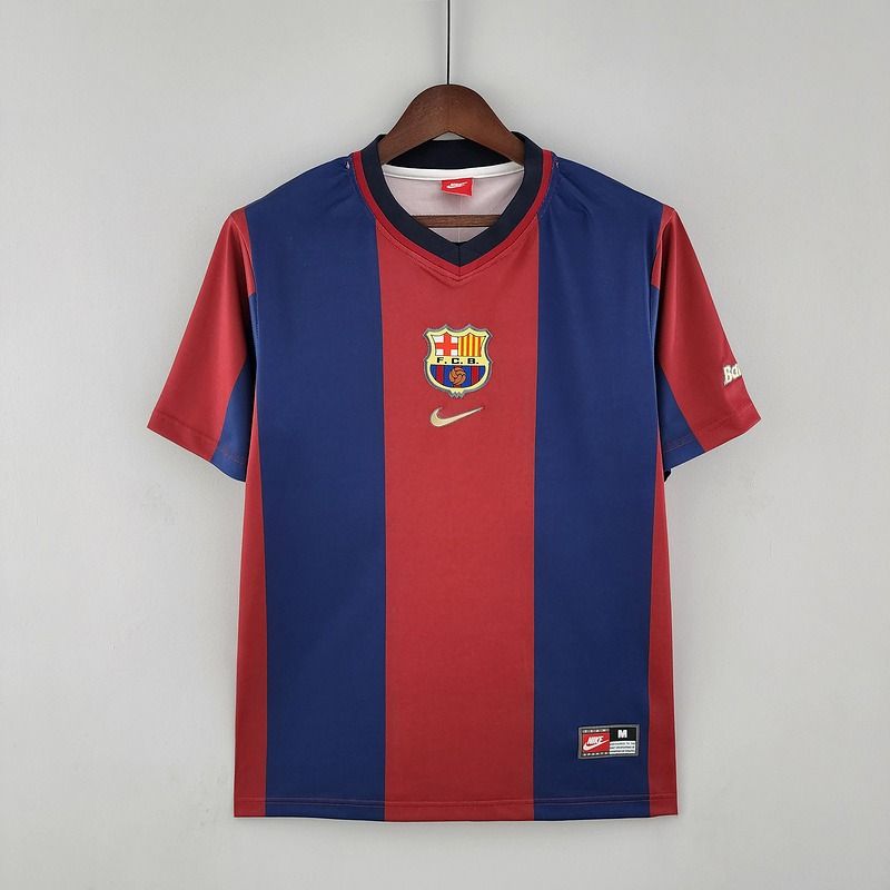 Maillot Domicile Rétro FC Barcelone 1998-1999