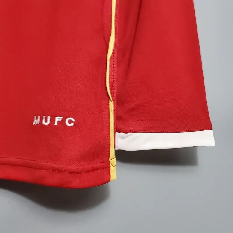Maillot rétro domicile Manchester United 2006-2007 manches longues