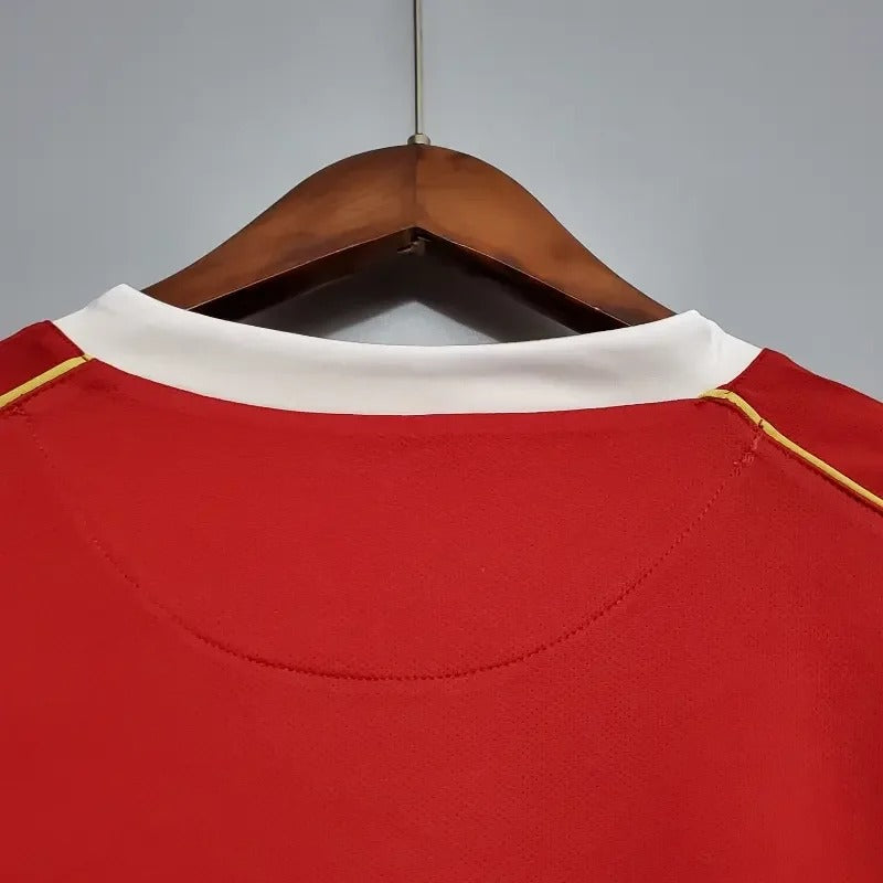 Maillot rétro domicile Manchester United 2006-2007 manches longues