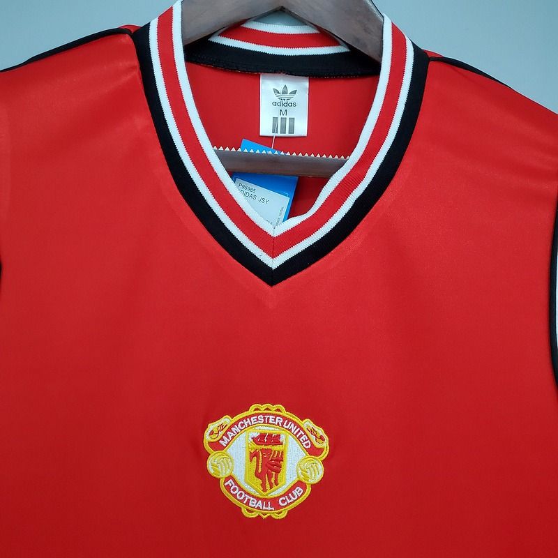 Maillot domicile rétro de Manchester United 1985-1986