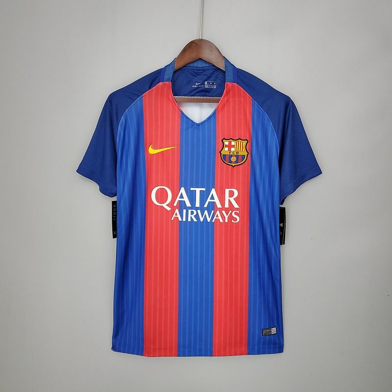 Maillot domicile rétro du FC Barcelone 2016-2017