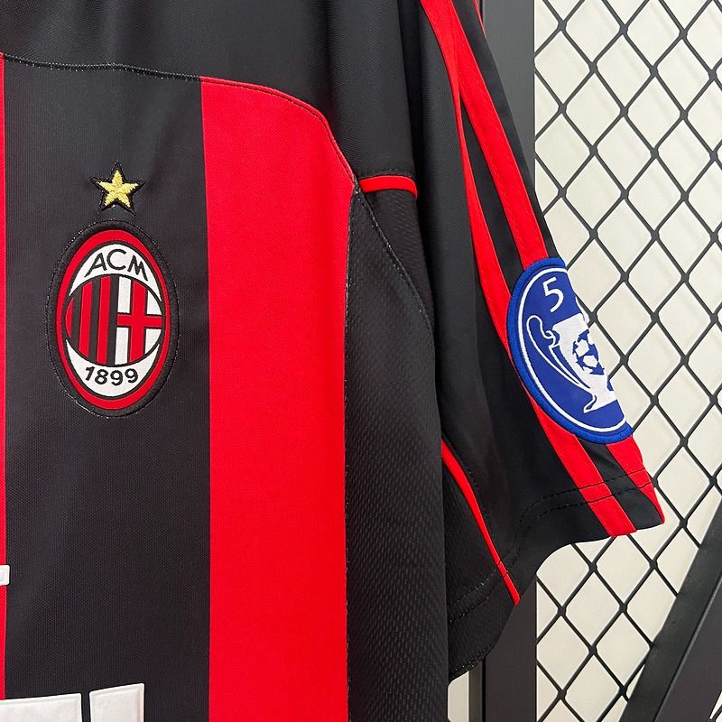 Maillot domicile rétro AC Milan 2000-2001