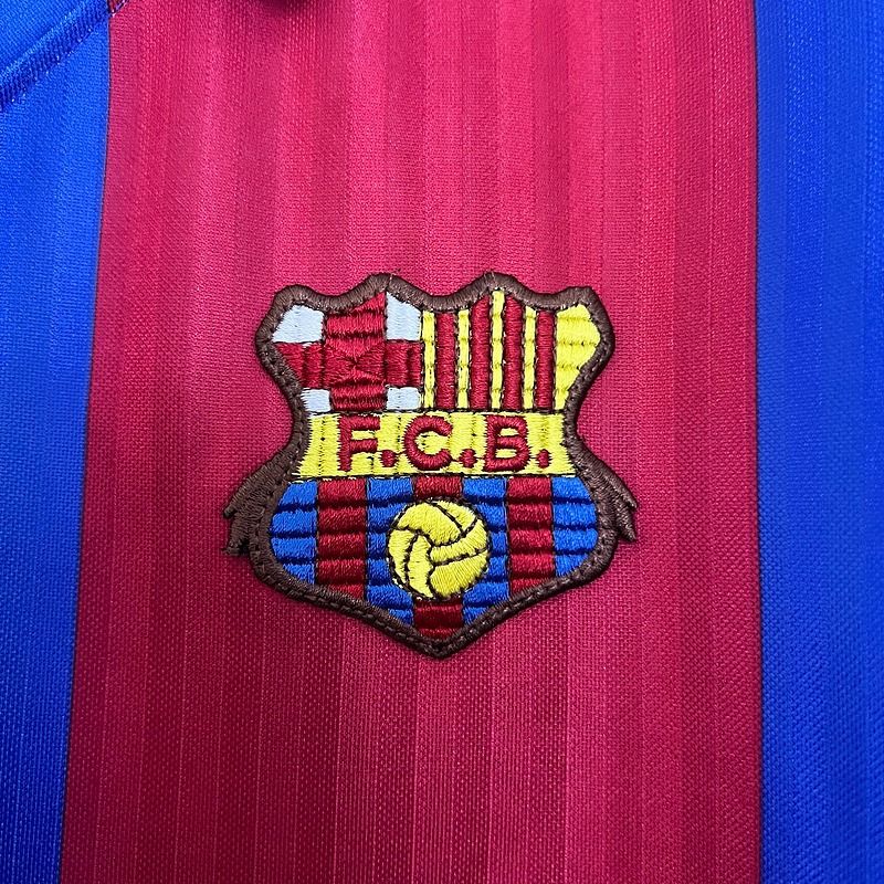 Maillot domicile rétro du FC Barcelone 1991-1992