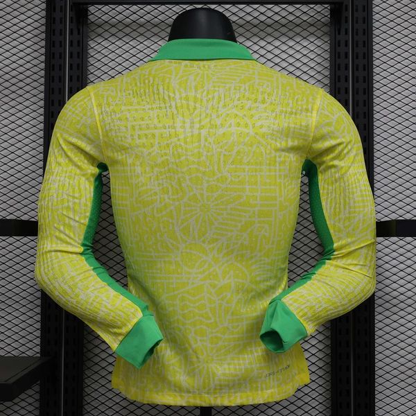 Brazil 2024 home player Long Sleeve Secondary image