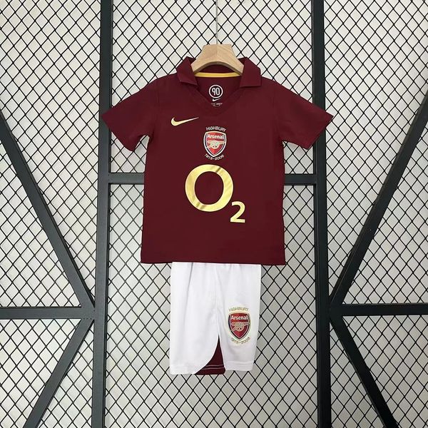 Maillot domicile Arsenal FC Rétro Enfant 2005-2006 Image principale du produit