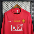 Retro Manchester United 2007-2008 UCL  home Long Sleeve