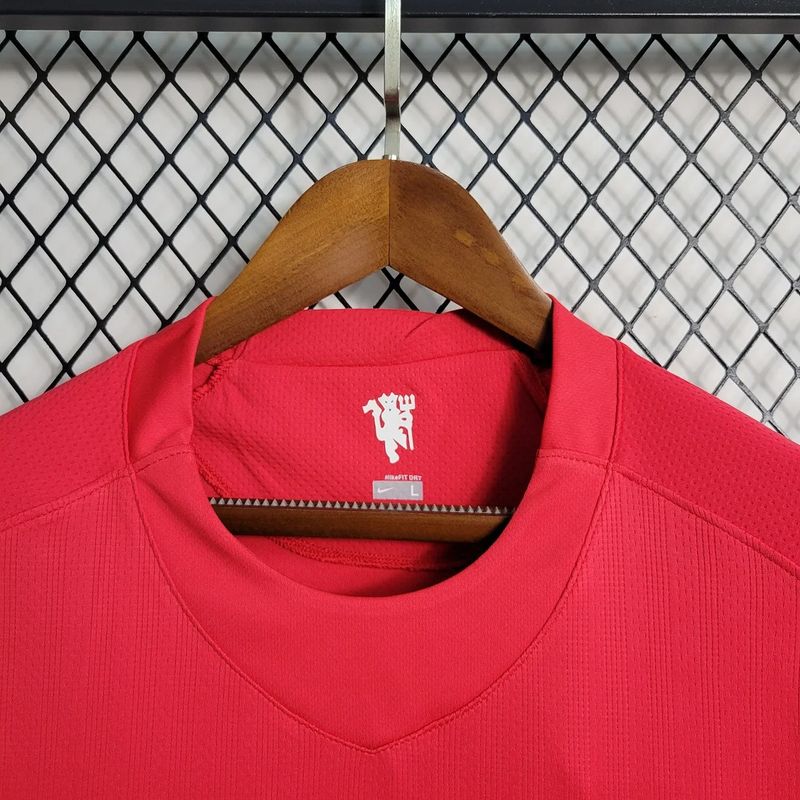 Retro Manchester United 2007-2008 UCL  home Long Sleeve