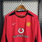 Retro Manchester United 2002-2004 home Long Sleeve