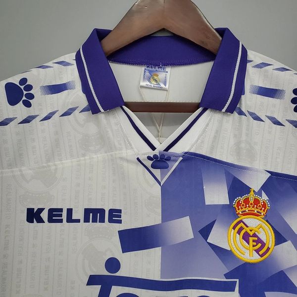 Maillot Real Madrid rétro 1996-1997 deuxième extérieur