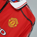 Maillot rétro Manchester United domicile 1998-1999 manches longues
