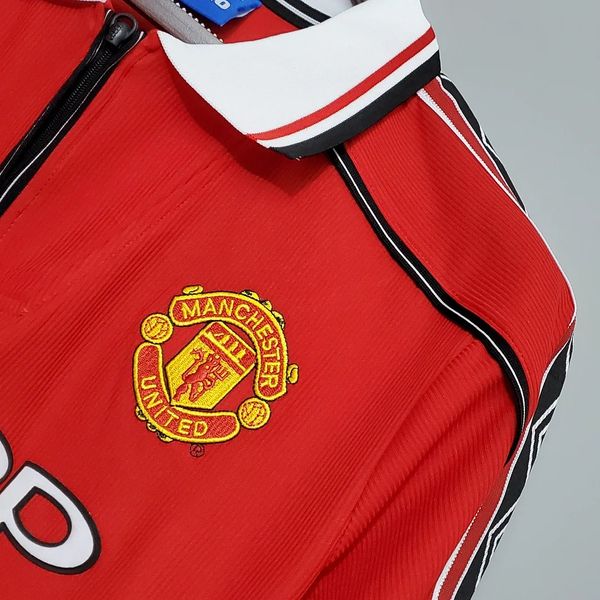 Maillot rétro Manchester United domicile 1998-1999 manches longues