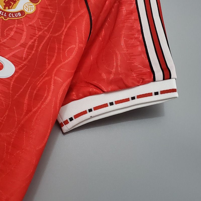 Maillot domicile rétro de Manchester United 1990-1992