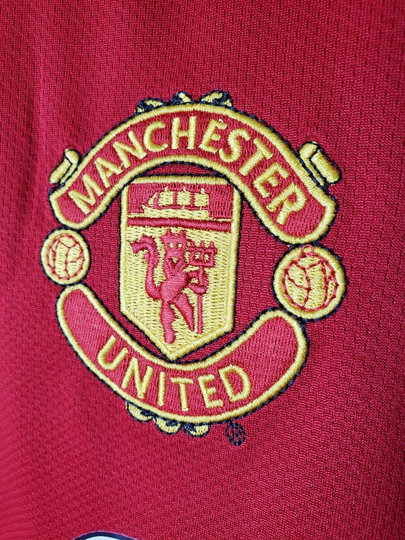 Maillot domicile rétro Manchester United 2005-2006 manches longues