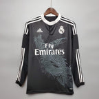 Retro Real Madrid 2014-2015 deuxième maillot extérieur manches longues