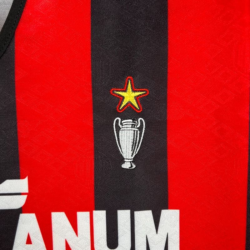 Maillot domicile rétro AC Milan 1989-1990