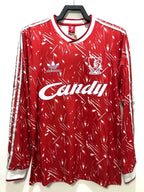 Maillot rétro domicile manches longues Liverpool FC 1989-1991