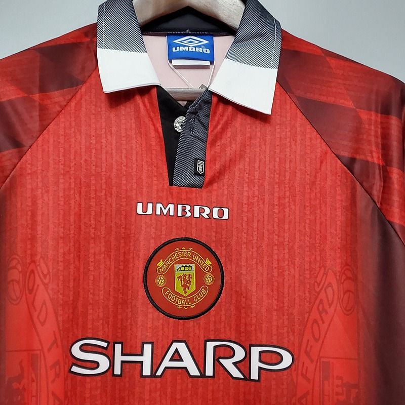 Maillot domicile rétro de Manchester United 1996-1997