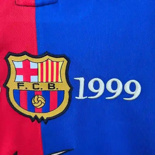 Maillot rétro FC Barcelone 1999 100e anniversaire manches longues