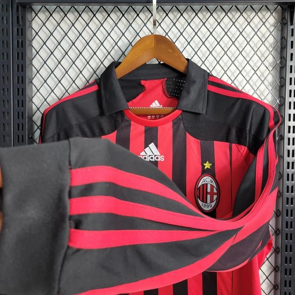 Maillot rétro AC Milan domicile manches longues 2007-2008