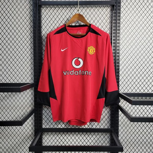 Retro Manchester United 2002-2004 home Long Sleeve Main image