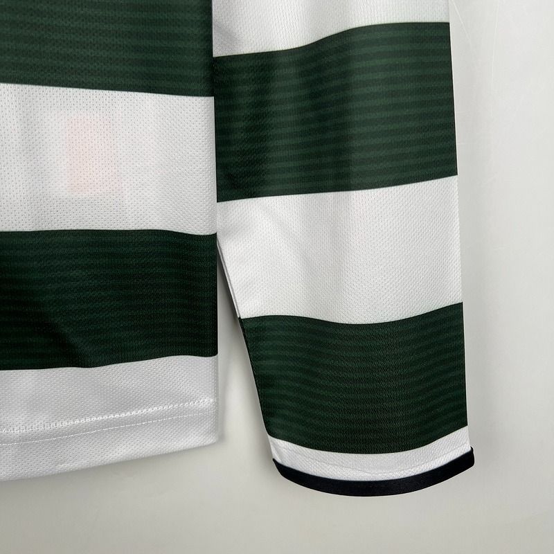 Retro Sporting Lisbon 2001-2003 home Long Sleeve