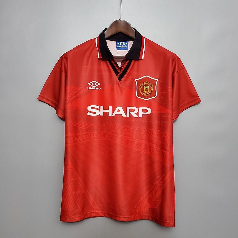 Maillot domicile rétro de Manchester United 1994-1996