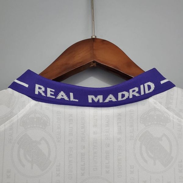Maillot Real Madrid rétro 1996-1997 deuxième extérieur