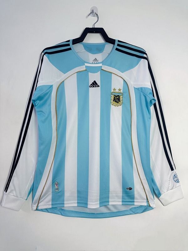 Retro Argentina 2006-2007 home Long Sleeve Main image