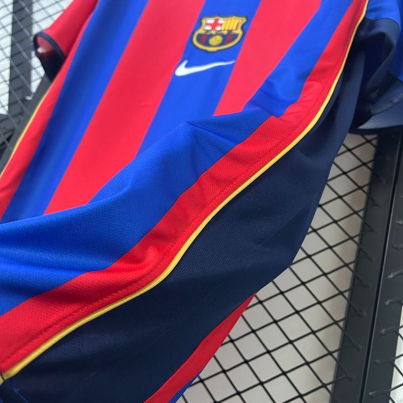 Maillot domicile rétro du FC Barcelone 2001-2002