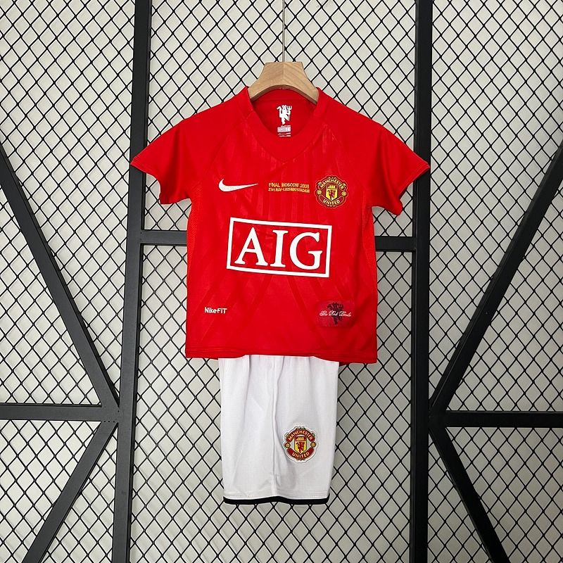 Retro Kids Manchester United 2007-2008 home Main image