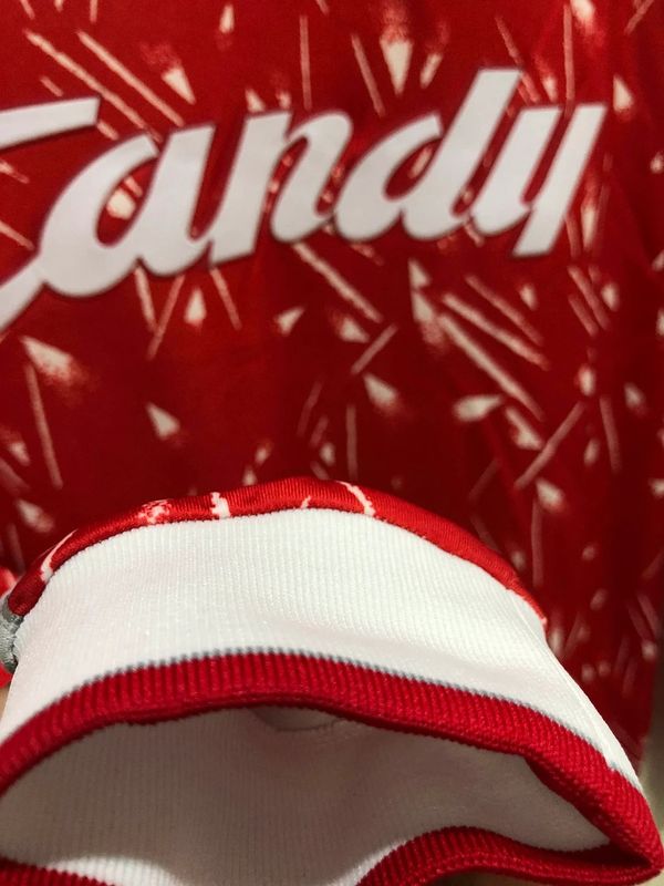 Maillot rétro domicile manches longues Liverpool FC 1989-1991