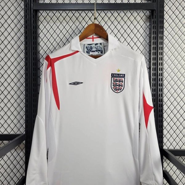 Retro England 2006 home Long Sleeve