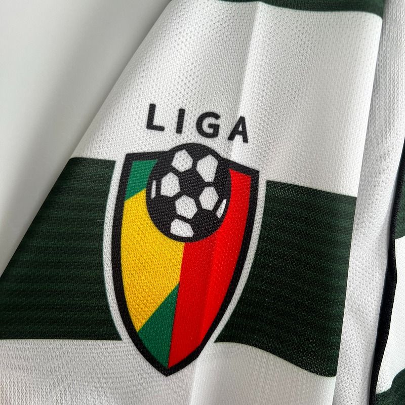 Retro Sporting Lisbon 2001-2003 home Long Sleeve