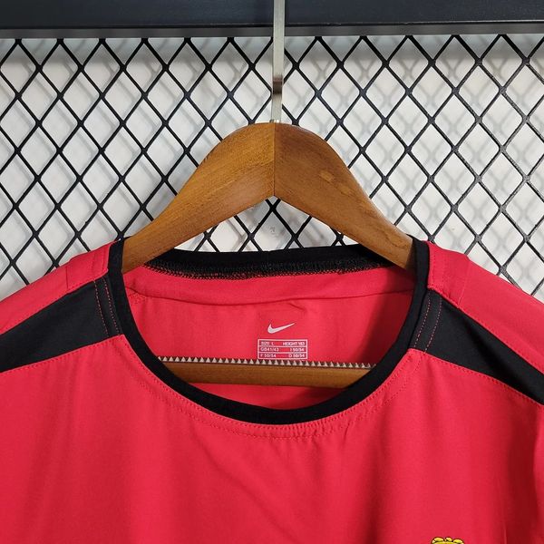 Retro Manchester United 2002-2004 home Long Sleeve