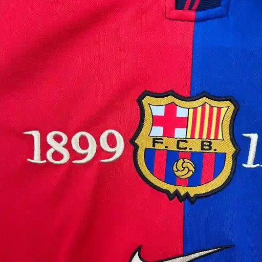 Maillot rétro FC Barcelone 1999 100e anniversaire manches longues