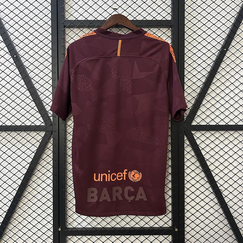 Retro FC Barcelona 2017-2018 second away Secondary image