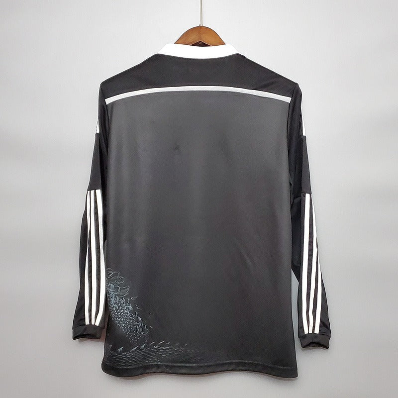Retro Real Madrid 2014-2015 deuxième maillot extérieur manches longues